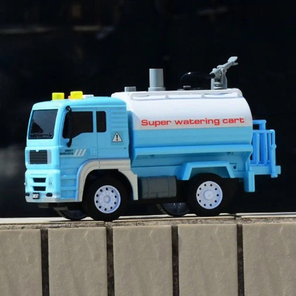 Водяной спринклер пожарный автомобиль освещение музыка Сказочный инерционный инженерный автомобиль игрушка модель автомобиля детский подарок