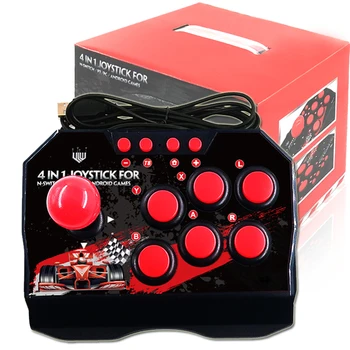 

USB Rocker Game Controller Arcade Joystick Gamepad Fighting Stick For PS3/PC Switch base Android Plug Play Street Fighting feel