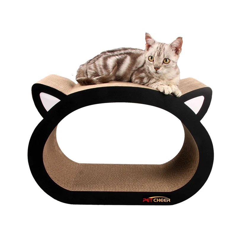 48X23X32 см картонный скребок для кошки, кровать для толстого кота, Когтеточка для когтеточки, высокое качество, игрушки для кошек, гофрированная бумага, скребок M6076