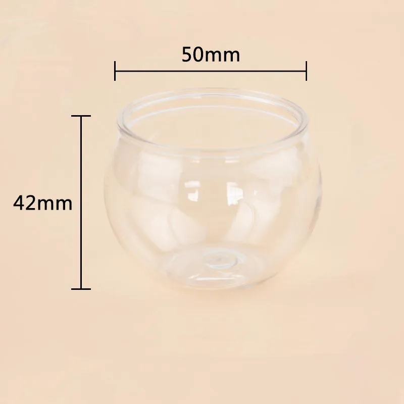 Высококачественные прозрачные одноразовые емкости для пудинга 80 мл мини маленькое мороженое пластиковые чашки вечерние подарки на день рождения выпечка десертная чашка