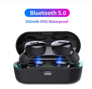 

XG13 TWS Bluetooth 5.0 Earphone Stereo Wireless Earbuds HIFI Sound Sport Handsfree Gaming Headset with Mic PK XG12 For All Phone