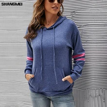 

New Fashion Women Hoodie Sweatshirts Autumn Winter Oversize Ladies Pullovers Pocket Long Sleeve Hooded Tops