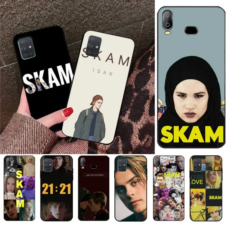 PENGHUWAN норвежский ТВ Skam черный мягкий чехол для телефона Samsung A10 A20 A30 A40 A50 A70 A71 A51 A6 A8