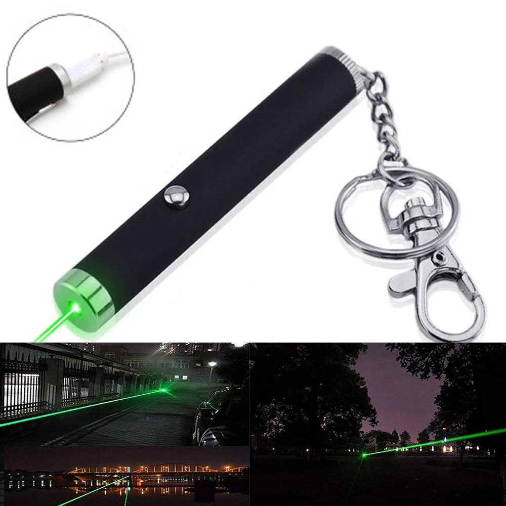 

USB Mini Green Laser Sight Laser Charge laser Pointer Light Hunting 532nm 5mw High Power Device Lazer Pen Hunting Light