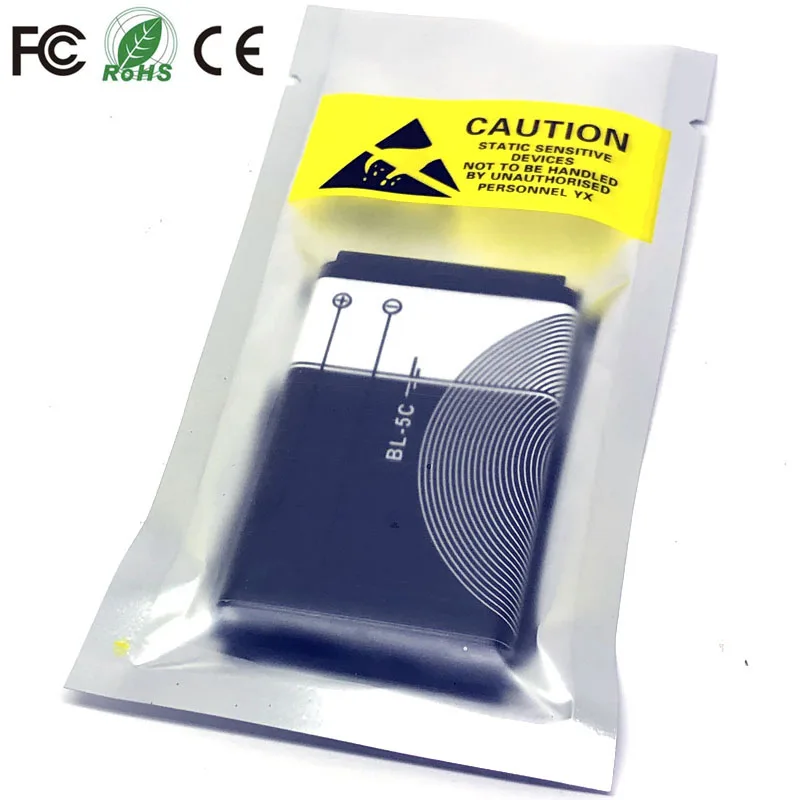 

BL-5C 1020mah For Nokia 1112 1208 1600 n71 1100 1200 1650 2300 2310 2600 2610 3100 3120 3650 5130 6030 6600 6263 6230 Battery