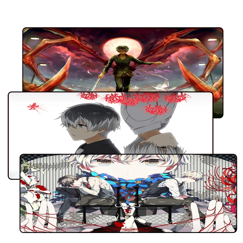  Tokyo Ghoul Large Gaming Mouse Pad Locking Edge Mousepad Speed/Control Mouse Mat For CS GO League o