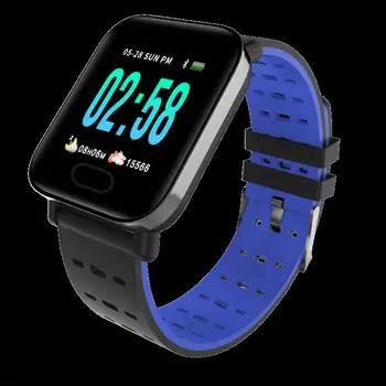 

A6 Smart Bracelet Real-time Dynamic Heart Rate Blood Pressure Monitoring Sports Step Waterproof Bluetooth Bracelet