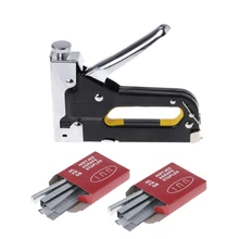 Сверхмощный ручной Мультитул пистолет для ногтевого дизайна мебельный степлер гвоздильники заклепки инструмент LS'D инструмент