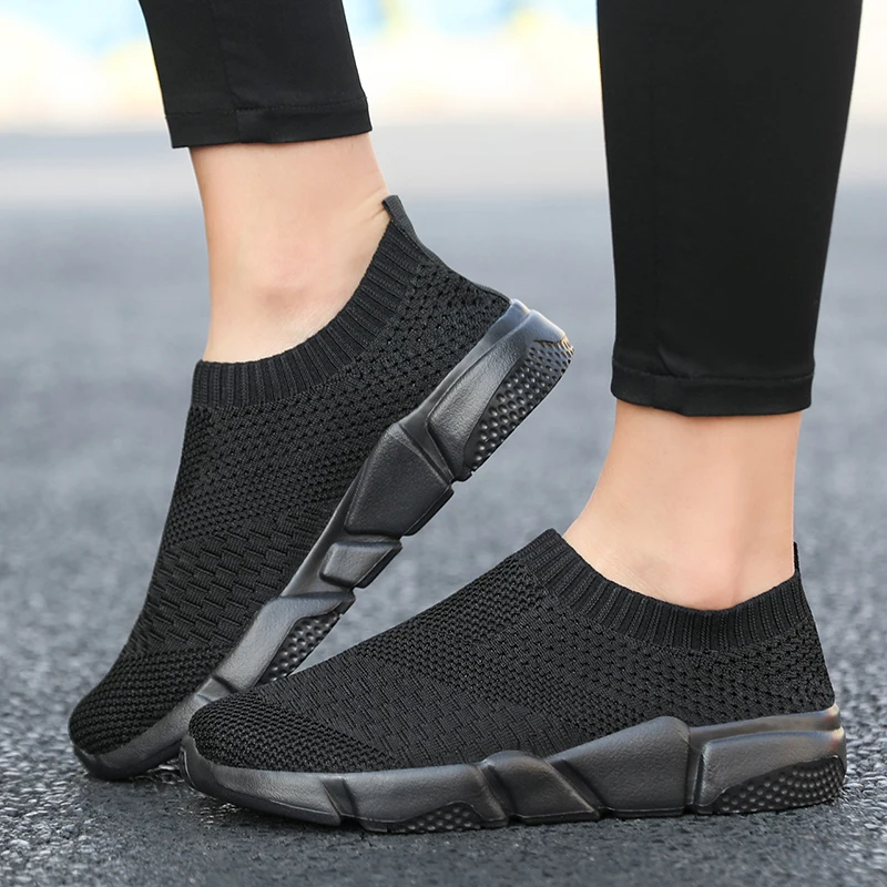 Woman Boots Long Tube Socks Shoes Female Fashion Flat Shoes for Women Basket Winter Boots Female Women Sneakers