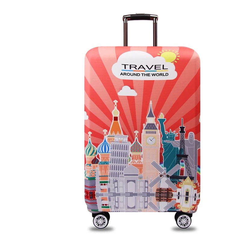 Модный чехол для багажа, пылезащитный чехол для путешествий, чехол для 18-32 дюймов, сумка на колесиках, чехол, аксессуары для багажа - Цвет: Color 2