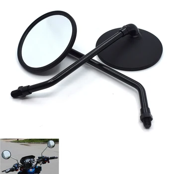 

Universal Round Motorcycle Mirrors Rearview Side Mirrors 10MM For HONDA CBF125 CB600F CBR600F CBF600/SA CB650F CBR650F