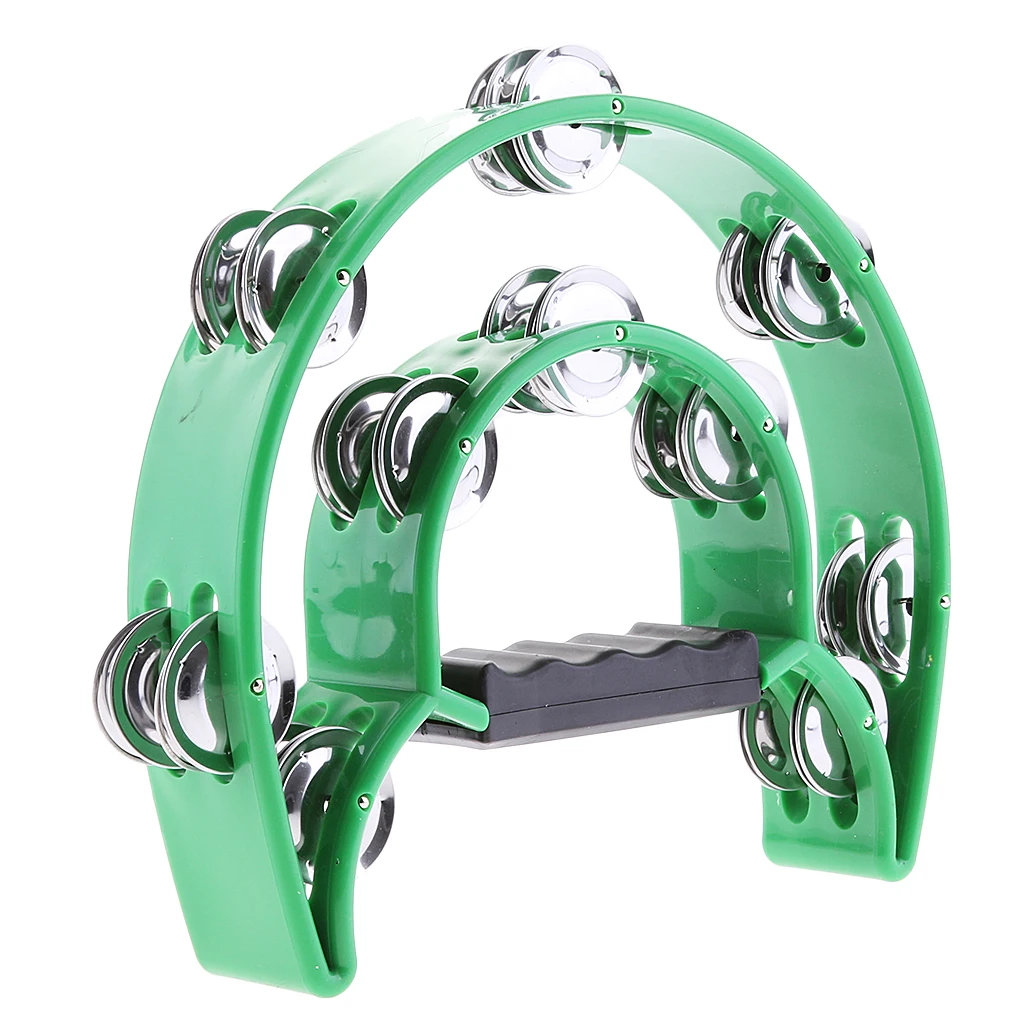 Durable Hand Percussion Handbell Tambourine Kids Musical Toy Birthday Gift