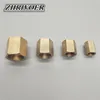 Brass Copper Hose Pipe Fitting Hex Coupling Coupler Fast Connetor Female Thread Male thread 1/8