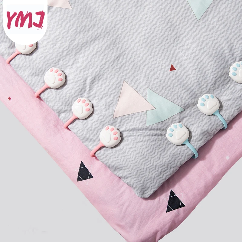 

Quilt Clip holder Cat claw Buckle Bed Sheet Non-Slip Quilt Cover Magnetic Anti-Move Buckle Fixer Clip Clothing Pegs Sheet Clamps