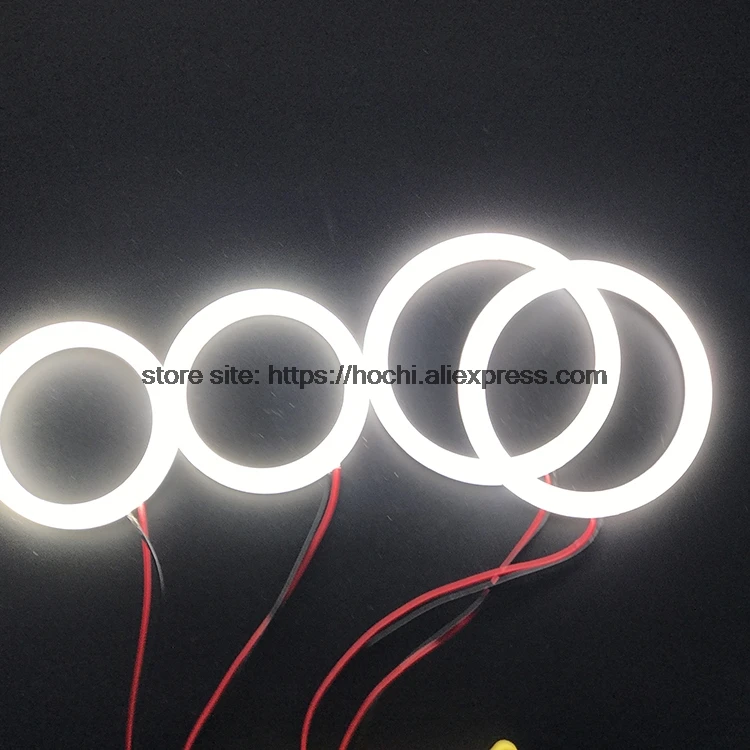 HochiTech Eexcellent молочно-белый Хлопковый чехол SMD angel eyes halo Кольцо Комплект дневного света DRL для Chevrolet Aveo 2011-14