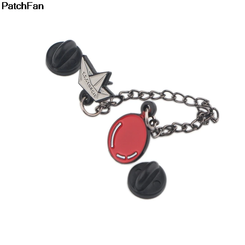 20 шт./лот Patchfan Stephen King's It punk эмалевые броши, булавки из цинкового металла insignia para рюкзак «сделай сам» одежда для сумки, бейджи A2417