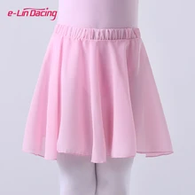 Chiffon Ballet Dancing Skirt Children Dance Practice Dresses Adult Gymnastics Tutu Tulle Dress Ballet Leotard For Girl Ballerin