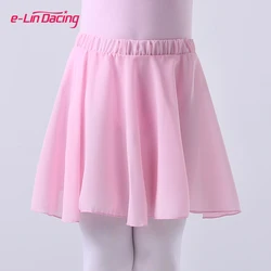 Chiffon Ballet Dancing Skirt Children Dance Practice Dresses Adult Gymnastics Tutu Tulle Dress Ballet Leotard For Girl Ballerin