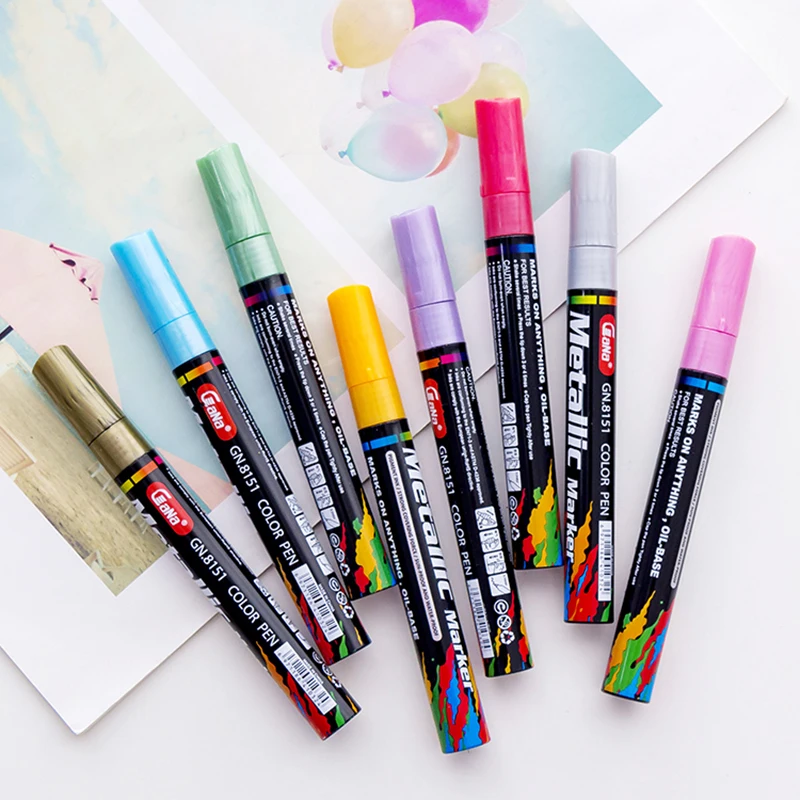 1 шт. металлические маркеры на водной основе Sharpie 3 0 мм золотистое/серебристое