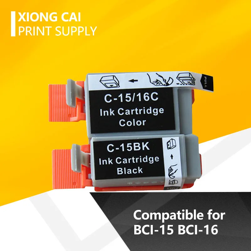 Совместимый картридж с чернилами BCI15 BCI16 BCI-15 16 для принтера Canon i70 i80 SELPHY DS700 DS810 PIXMA