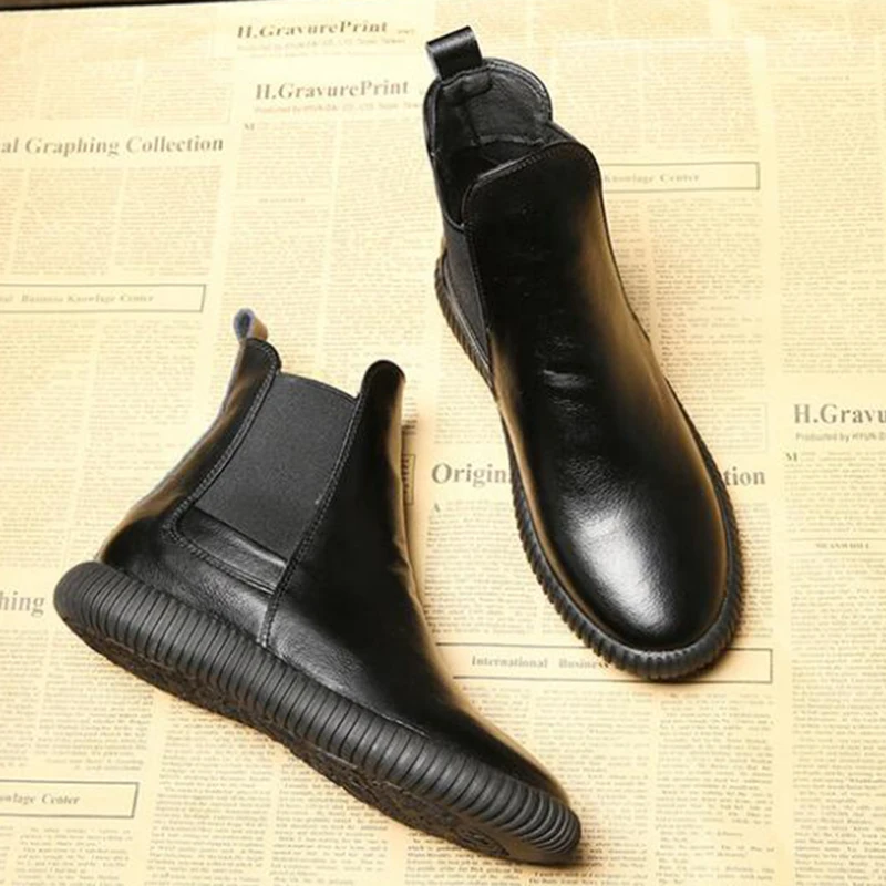 woman soft skin Sleeve booties woman Ankle Boots Original Flat bottom Booties College style Winter Spring Casual Shoes sy791