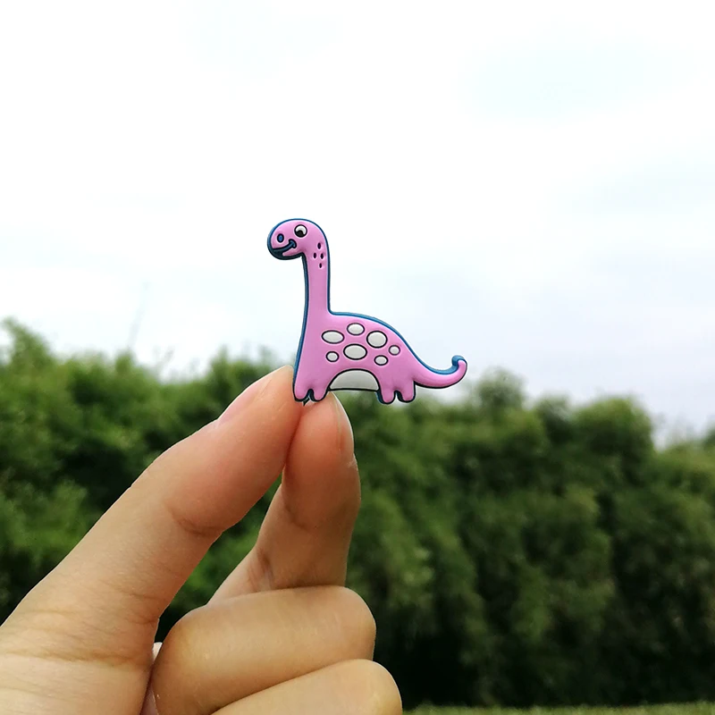 Nengdou R46 значки динозавров значки с животными для одежды kawaii булавка для детей милая брошь DIY Украшение на пальто значок - Цвет: R46-2