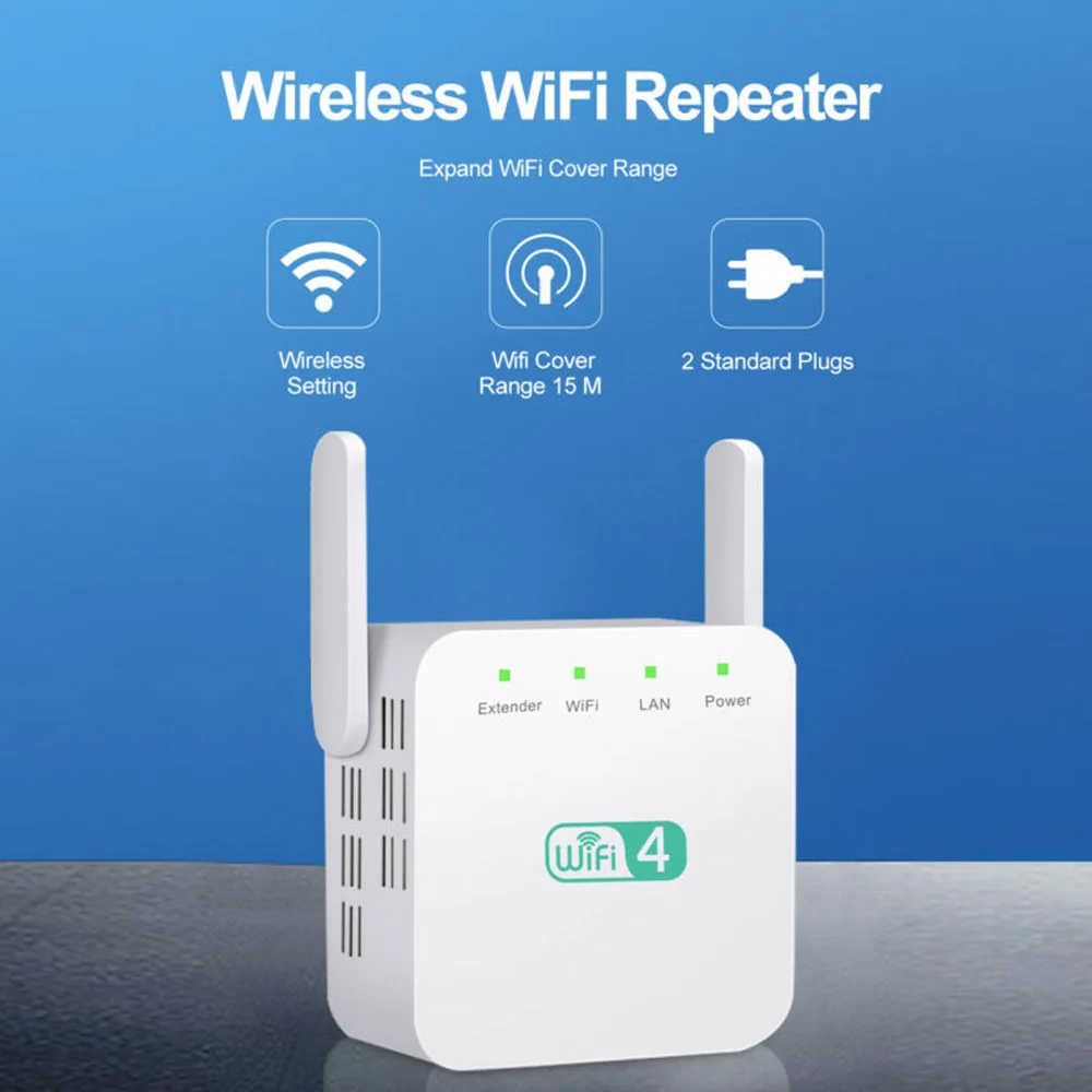 WiFi Repeater WiFi Extender Wireless WiFi Booster Wi Fi Amplifier Long Range Wi Fi Repeater Wi 4