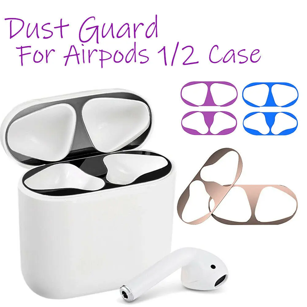 

Metal Dust Guard Sticker for Apple AirPods Case Cover Dust-proof Protective Hot