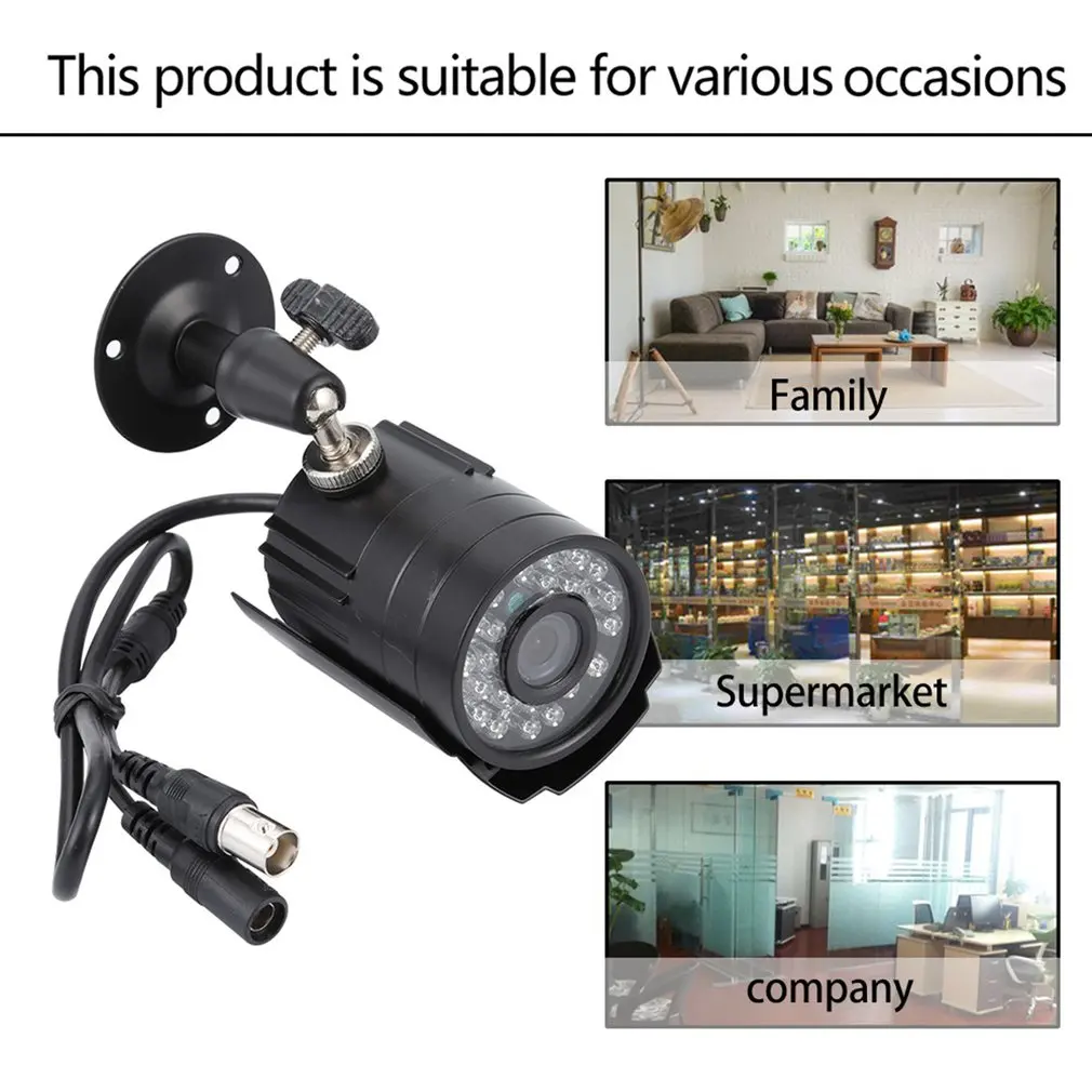 4 шт. 720/1080P AHD водонепроницаемый комплект для камеры видеонаблюдения IR CUT 30 светодиодный лампы камеры безопасности s Открытый комплект