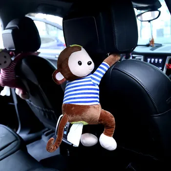 

Cute Animal Car Tissue Holder Back Hanging Tissue Box Covers Napkin Paper Towel Box Holder Case Paper Towel Holder JA4