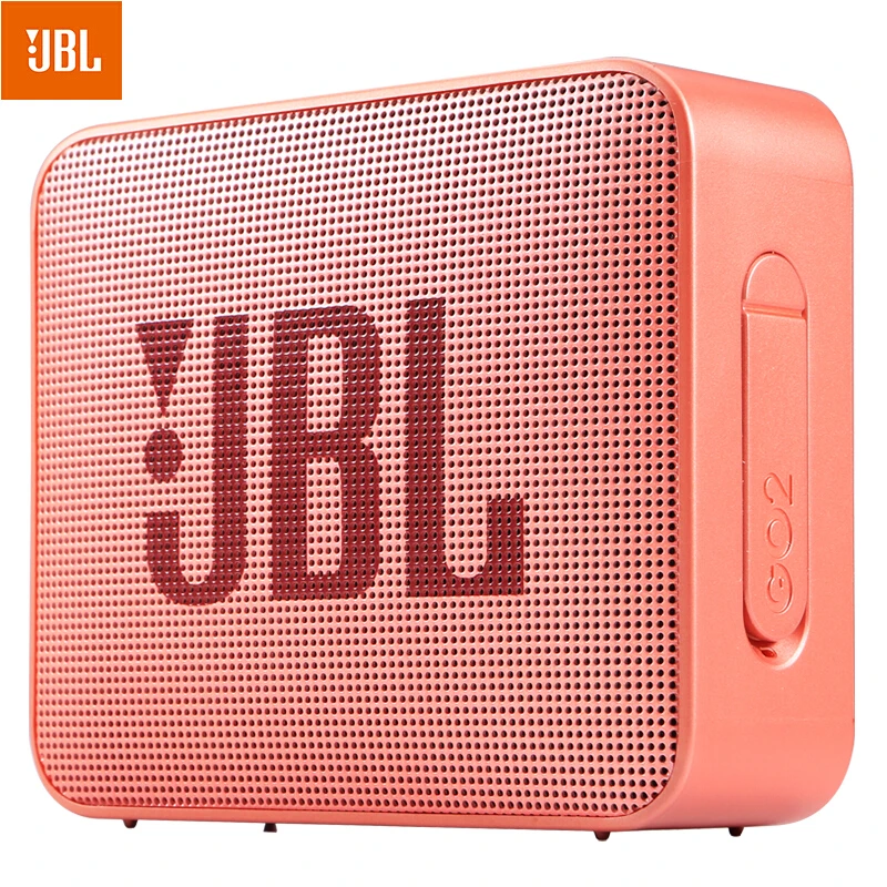 JBL GO2 Беспроводная Bluetooth мини-Колонка IPX7 водонепроницаемая Спортивная Портативная колонка 3,5 мм перезаряжаемая батарея с микрофоном - Цвет: Pink