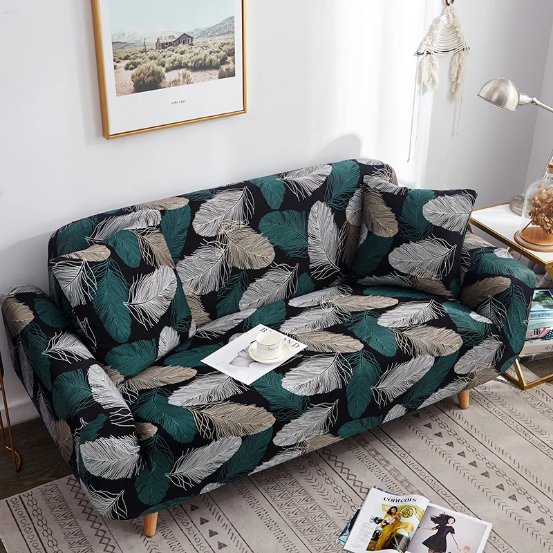 Нескользящие эластичные чехлы для диванов с рисунком капли воды, Полиэстеровые чехлы для диванов на четыре сезона, все включено, растягивающиеся диванные подушки, полотенце для дивана