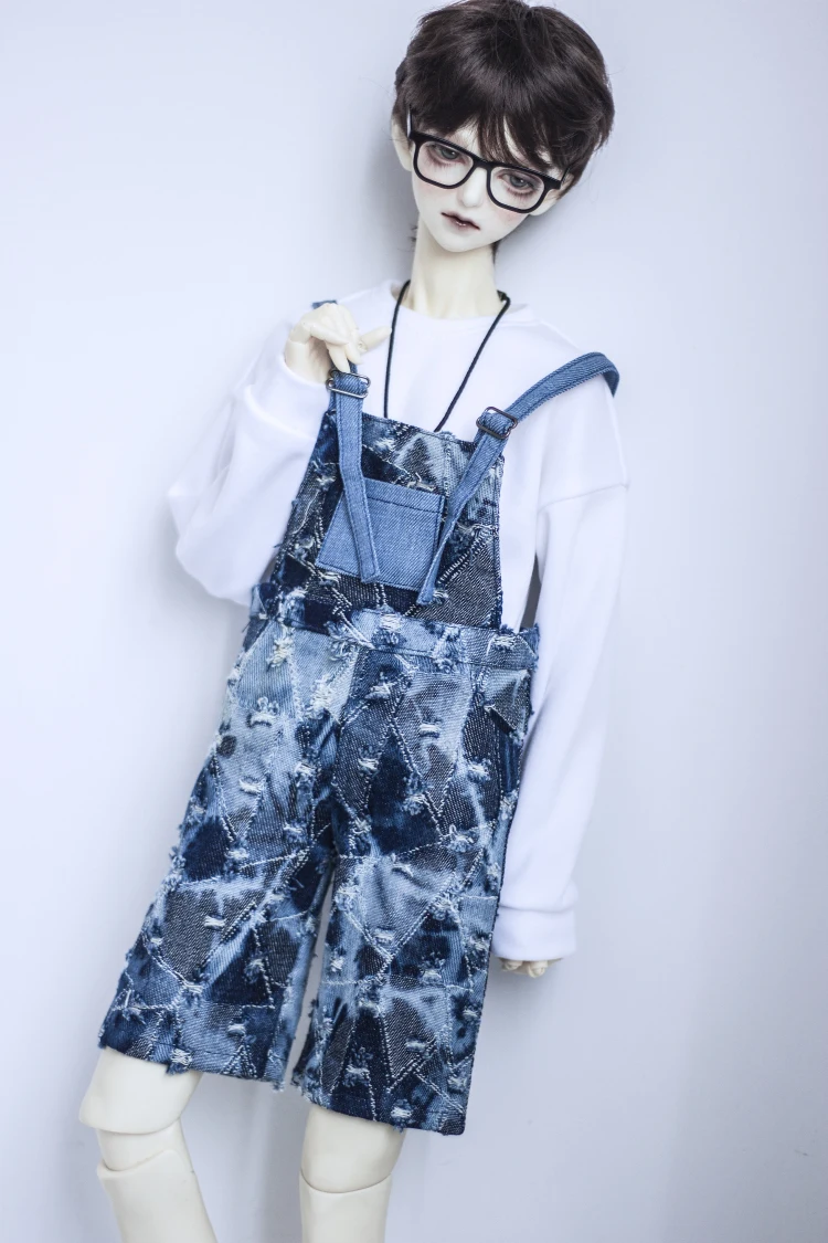 Одежда для кукол BJD, подходит для 1/3 1/4 MSD, размер дяди, раздельные джинсы, Раздельный пояс, средняя кукла, штаны, аксессуары