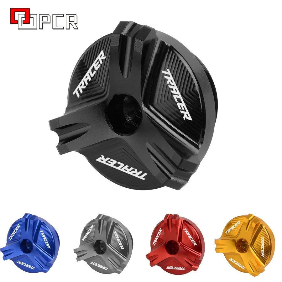 

For Yamaha Tracer 700 GT 700GT FZ-07 MT-07 CNC Aluminum Oil Filler cover Engine Drain Plug with logo