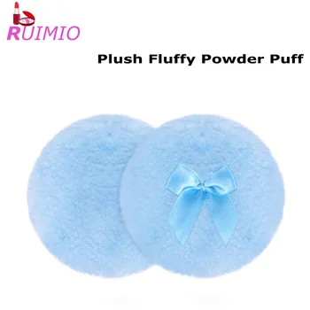

Frcolor 2PCS Large Size Ultra Soft Plush Fluffy Powder Puff Comfortable Toddler Body Dusting Powder Puffs Talcum Powders Puff wi