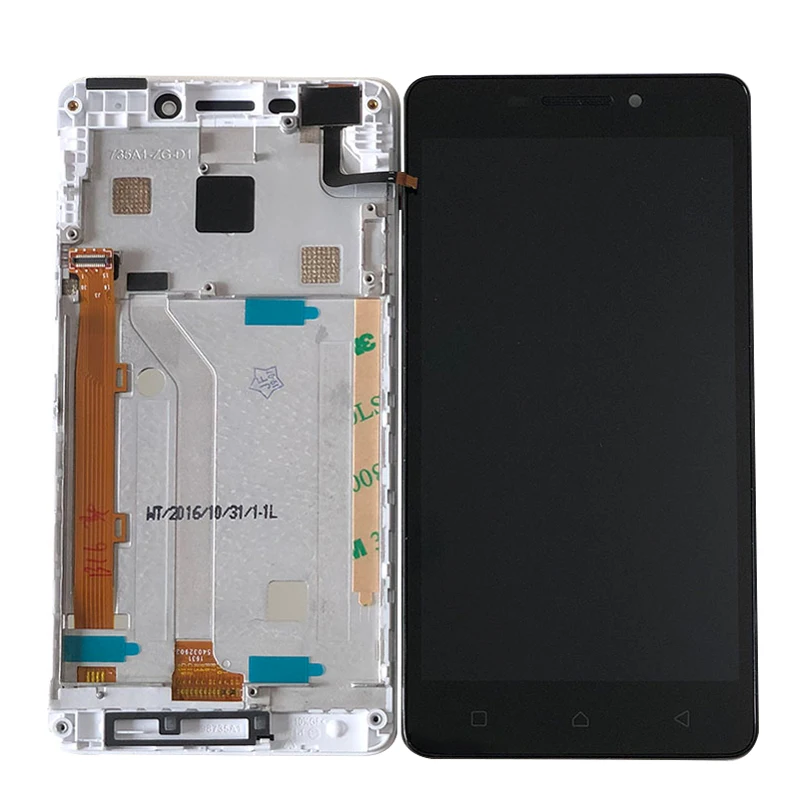 M& Sen для 5," lenovo VIBE P1M lcd дисплей кодирующий преобразователь сенсорного экрана в сборе с рамкой для P1Ma40 P1mc50 lcd для lenovo