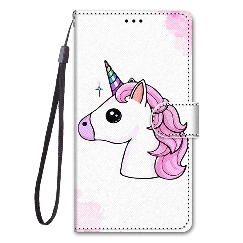 Luxury Animal painted leather Case for Samsung Galaxy A10 A105F Cover A50 A70 A40 A60 A80 A605F A705F Protect Wallet Coque samsung silicone Cases For Samsung