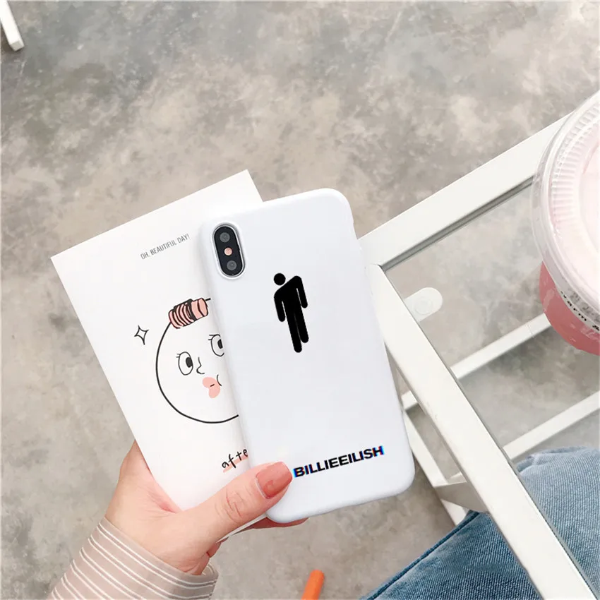 Чехол с логотипом Billie Eilish для samsung Galaxy Note 10 S10E S10 S9 S8 S7 S6 Plus Lite edge силиконовый чехол для телефона мягкий чехол - Цвет: Billie 8White