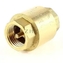 Вертикальный тип 1/" PT Женский резьбовой латунный тон в линии обратный клапан