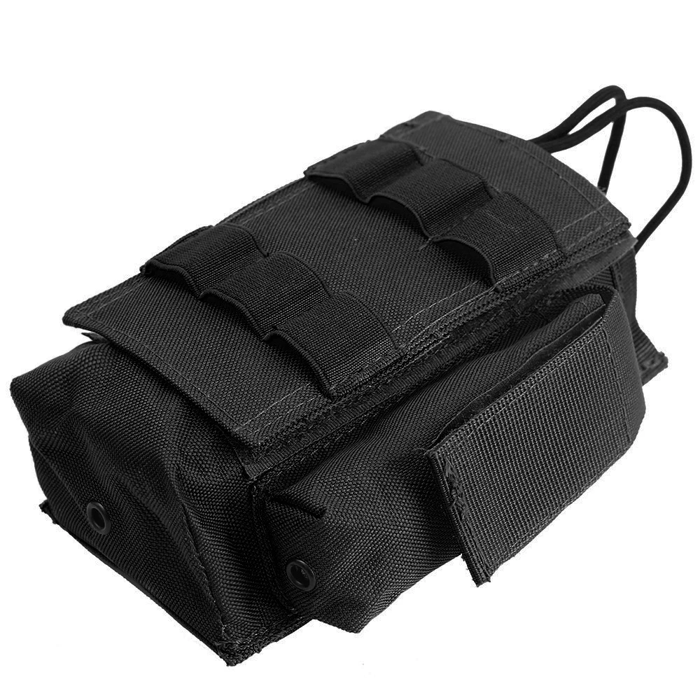 600D тактический Molle Walkie Talkie сумка Военная Радио Чехол портативное переговорное устройство кобура Мужская поясная сумка для охоты стрельба