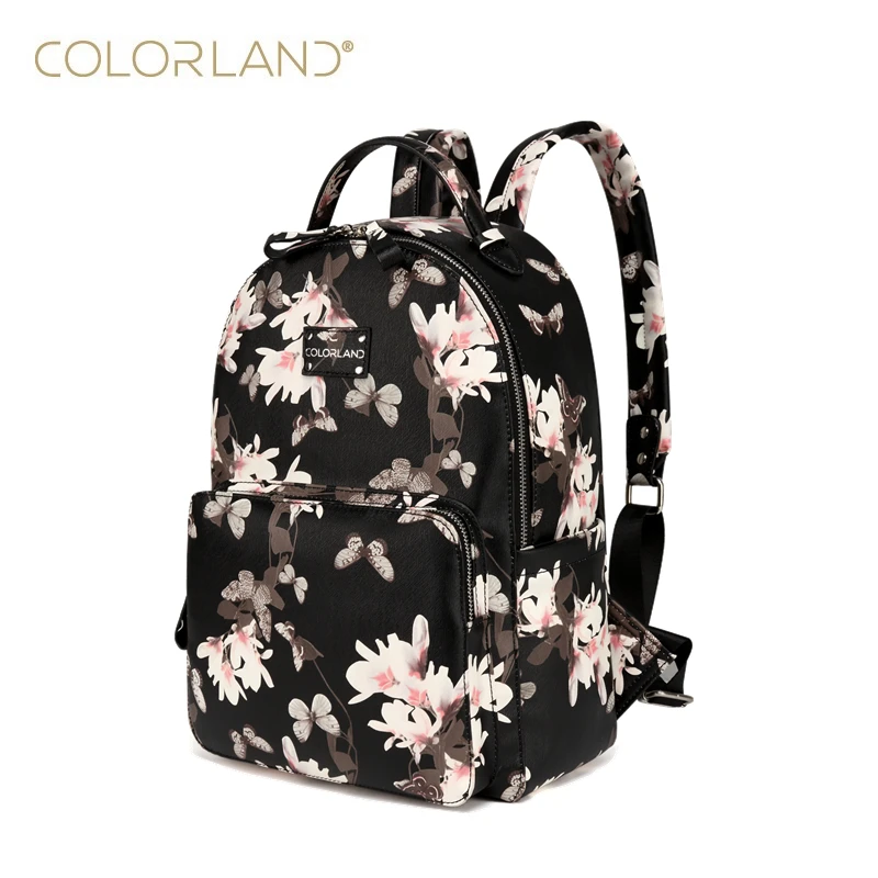Colorland цветок мода Мумия подгузник для беременных сумки рюкзак из искусственной кожи водонепроницаемый дорожный подгузник сумка для мамы