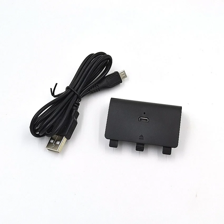 2 шт 2400mAh перезаряжаемый аккумулятор для джойстика с usb-кабелем, батарейный блок для xbox ONE, контроллер, зарядная батарея