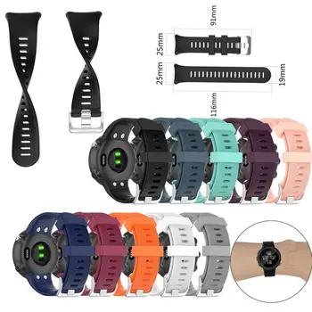 

Silicone Replacement Watch Band Soft Wrist Strap for Garmin Swim 2 Metal Strap wrist strap Bracelet Wristbands