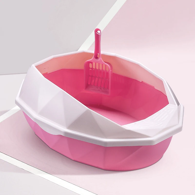 oilet Bedpan Cat Litter Box Toilet Supply Anti-Splash Pet Dog Toilet Puppy Plastic Cat Tray Cat Toilet Training Kit