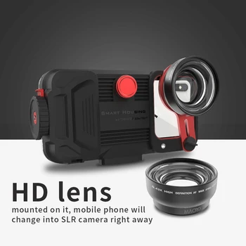 

Diving Waterproof Phone Housing Case for iPhone 6 7 8 Plus X XS Max Huawei P30 Mate 20 Pro Cover Bag Underwater Photography