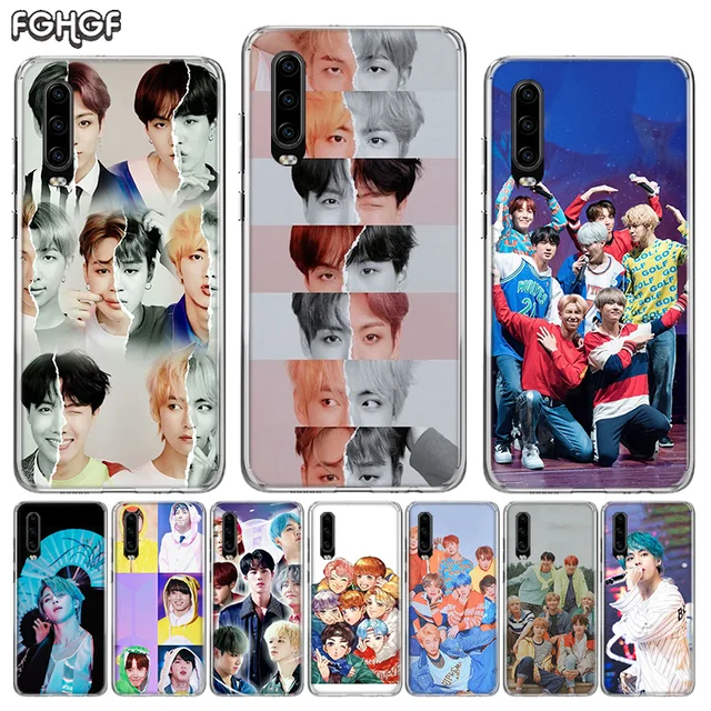 US $2.29 Korean popular KPop team Silicone Phone Back Case For Huawei P30 P20 Mate 20 10 Nova 5 5i Pro P10 l