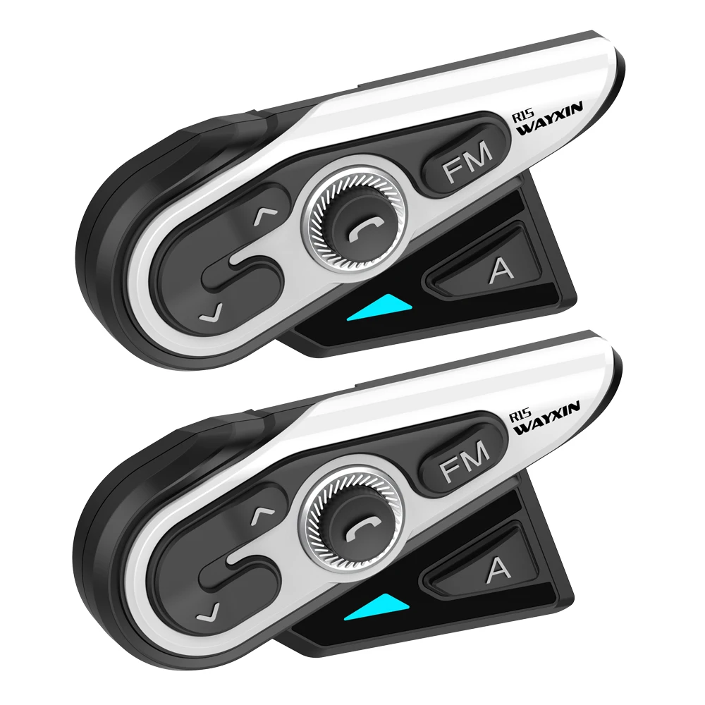 Гарнитура для мотоциклетного шлема WAYXIN R15 Bluetooth-устройство 2 rider беспроводное
