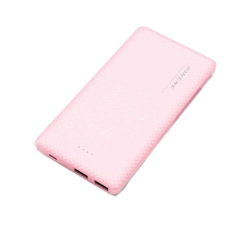 PINENG PN-958 10000mah power bank встряхнуть и начать литий-полимерный аккумулятор - Цвет: PN-958-PINK