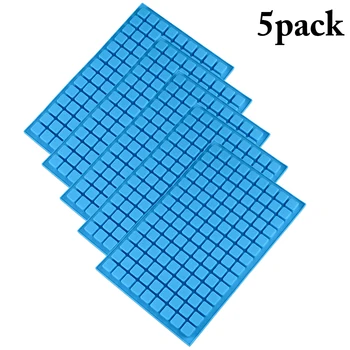 

5pcs 126 Grids Food Grade Silicone Ice Tray Fruit Ice Cube Maker DIY Small Ice Cube Mold Square Shape Kitchen Accessories
