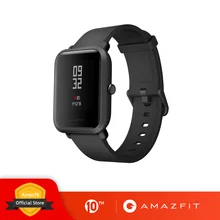 Huami amazfit bip relógio inteligente bluetooth gps esporte monitor de freqüência cardíaca ip68 à prova dip68 água lembrete chamada mifit app alarme vibração(China)